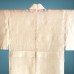 KIMONO D'ÉTÉ VINTAGE EN LIN ÉCRU  007-53 (M)